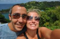 Autofoto durante viagem de Speyside à Crownpoint, em Tobago